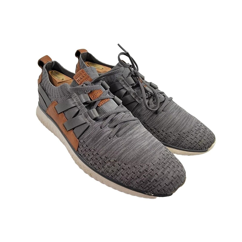 Cole Haan 10 Grand Motion Stitchlite Woven Sneaker Knit‎ Shoes Gray EUC